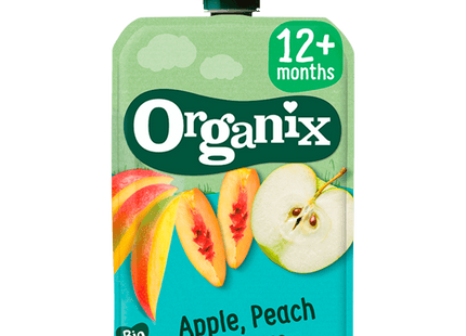 Organix Apple peach &amp; mango 12+