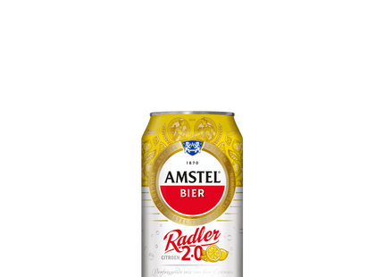 Amstel Radler lemon beer can