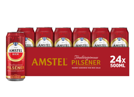 Amstel Pilsener beer can