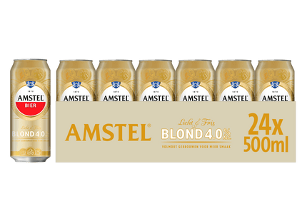 Amstel Blond beer can