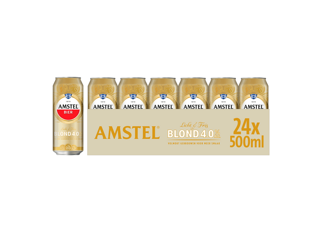 Amstel Blond bier blik