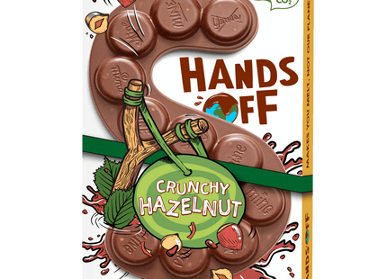 Hands off Chocoladeletter Vegan Crunchy Hazelnut