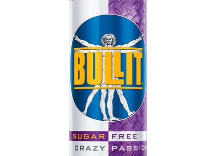 Bullit Energydrink sugar free crazy passion