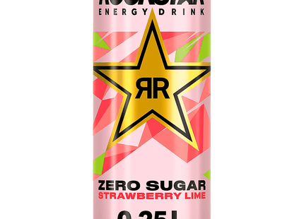 Rockstar Strawberry lime no sugar