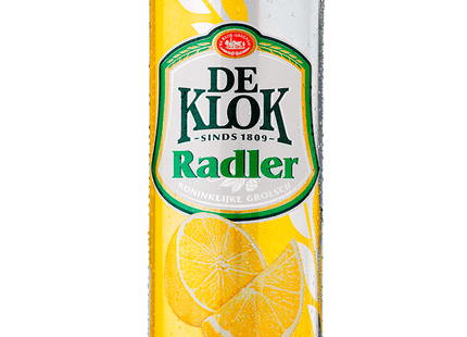 De Klok Radler lemon 2.0 beer can