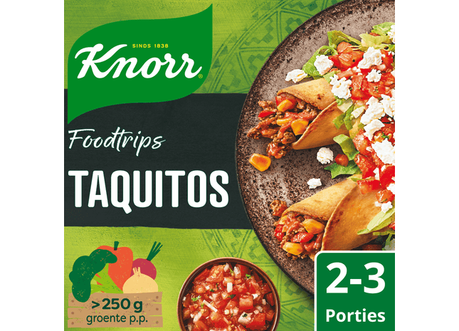 Knorr Weltgerichte, Essensausflüge, Taquitos