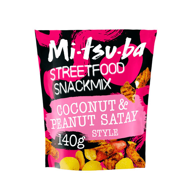 Mitsuba Street food snackmix coconut & peanut