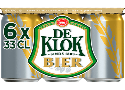 De Klok Beer can