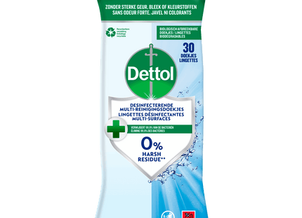 Dettol Disinfectant multi-cleaning wipes