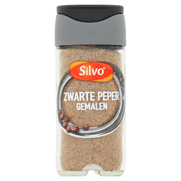Silvo Peper zwart gemalen