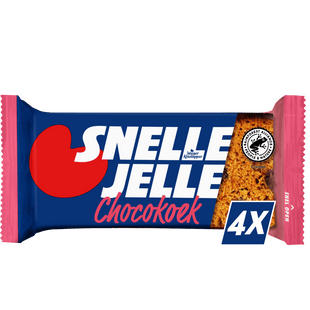 Snelle Jelle Ontbijtkoek kruidkoek chocolade 4-pack  Dutchshopper