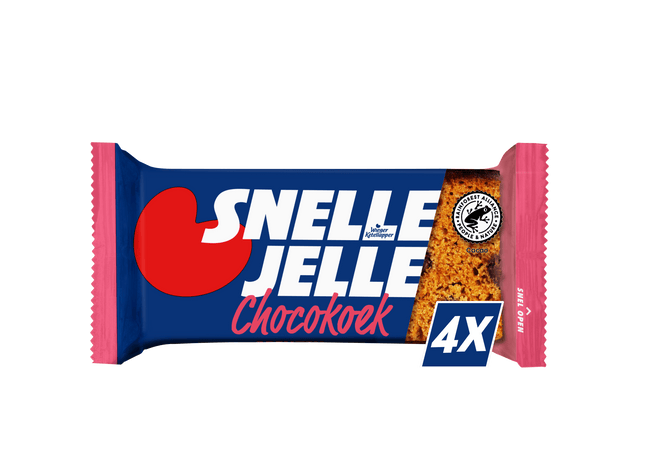 Snelle Jelle Ontbijtkoek kruidkoek chocolade 4-pack  Dutchshopper