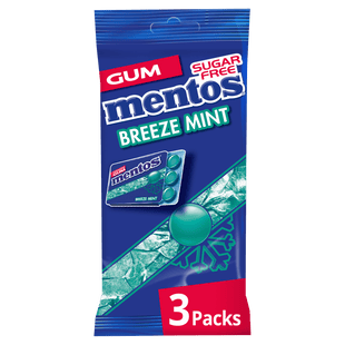 Mentos Gum Breeze Mint Blister
