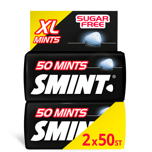 Smint XL Pfefferminzbonbons Schwarzminze 2er-Pack