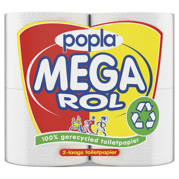 Popla Recycled 2-ply Toilet Paper