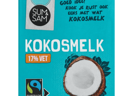 Sum en Sam Kokosmelk 17% vet