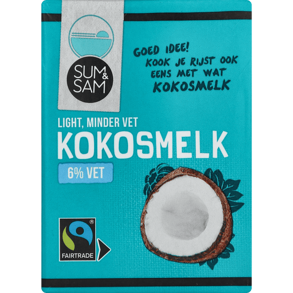 Sum en Sam Kokosmilch 6% Fett