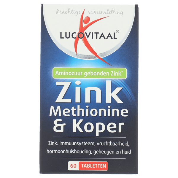 Lucovitaal Zink methionine & koper
