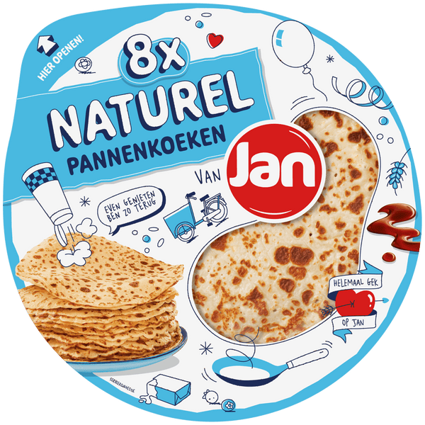 Jan Pannenkoeken naturel