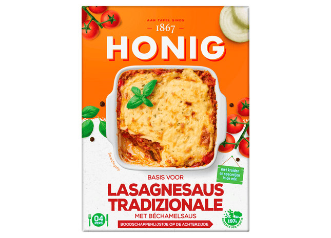 Honig Basis voor lasagnesaus traditionale