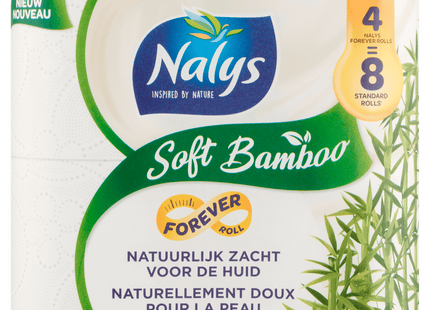 NALYS Toilet paper soft bamboo 4=8 roll