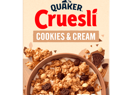 Quaker Cruesli cookies &amp; cream