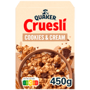 Quaker Cruesli cookies & cream