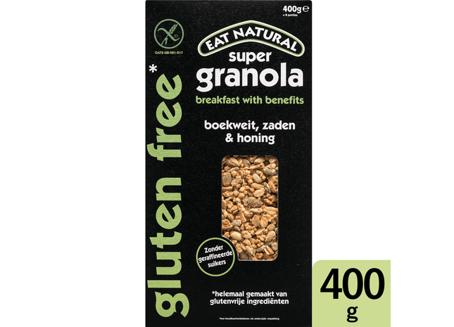 Eat Natural Super granola boekweit glutenvrij