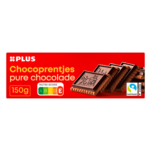 Chocoprentjes Zartbitter Fairtrade