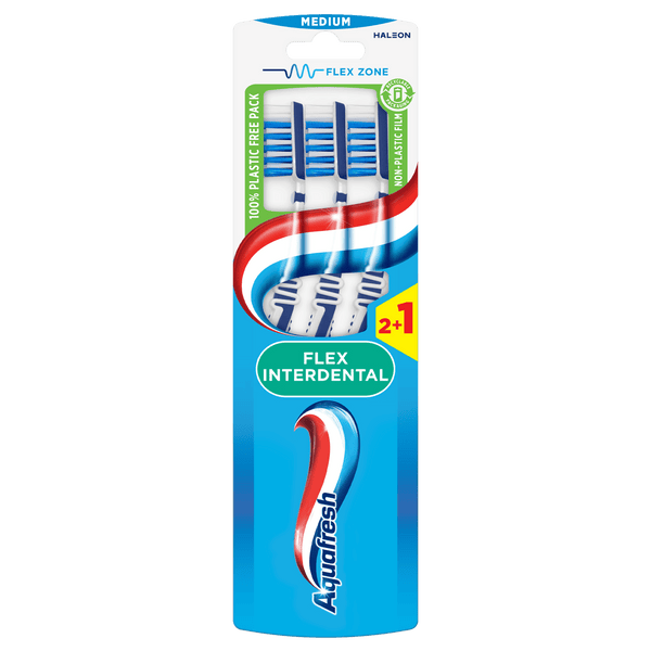 Aquafresh Toothbrush flex interdental medium