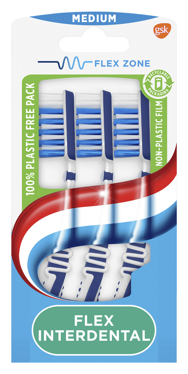 Aquafresh Toothbrush flex interdental medium