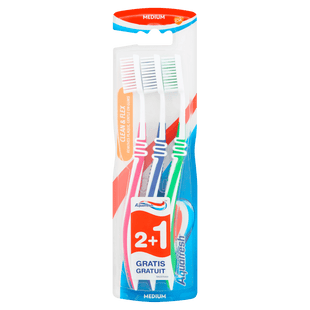 Aquafresh Tandenborstel clean en flex medium