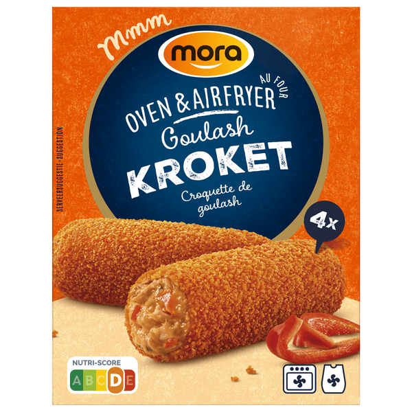 Mora Ofen- und Heißluftfritteuse Gulaschkroketten