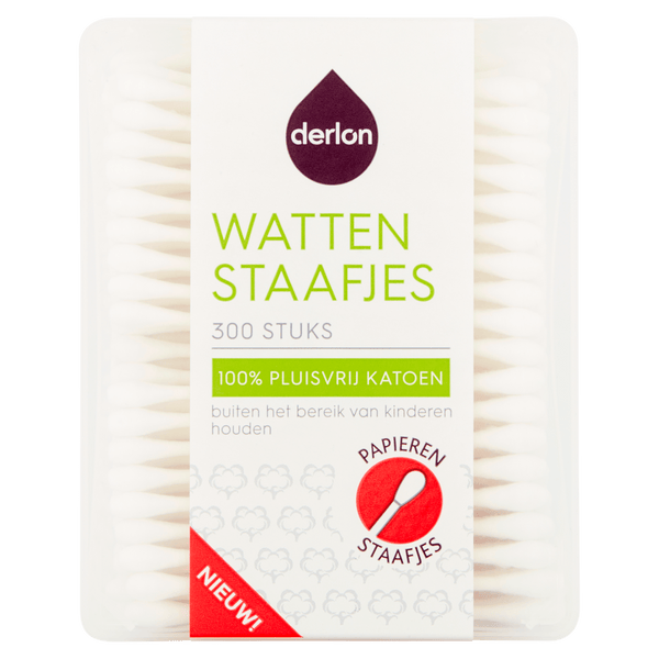 Derlon Papier-Wattestäbchen