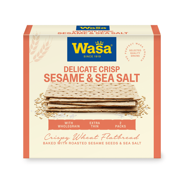 Wasa Delicate Crisp Sesame & Sea Salt