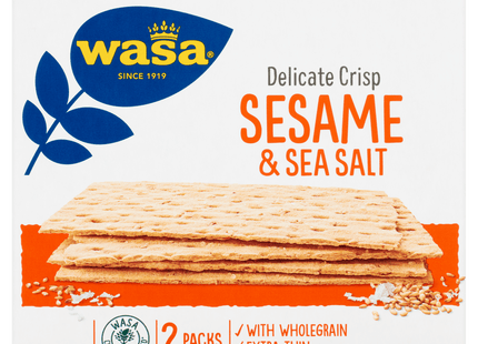 Wasa Delicate Crisp Sesame &amp; Sea Salt