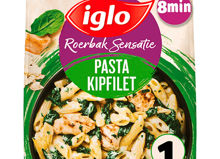 Iglo Roerbaksensatie Pasta met spinazie