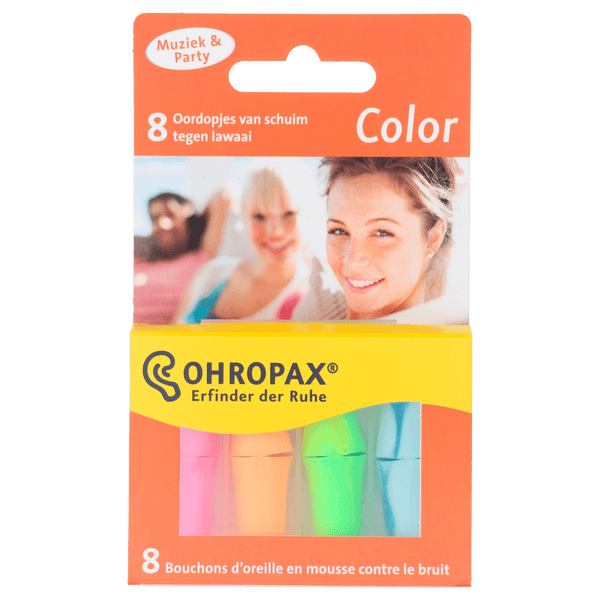 Ohropax Earplugs Color 8 pieces