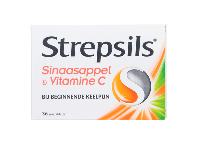 Strepsils Lutschtabletten Orange Vitamin C