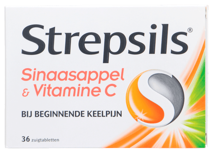 Strepsils Lozenges Orange Vitamin C