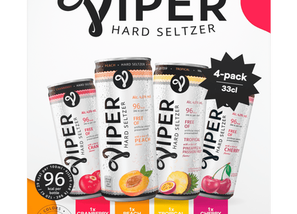 Viper Pack (Tropical/Cherry/Peach/Cranberry)