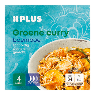 Boemboe groene curry
