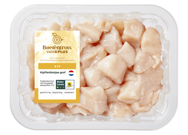 Boerentrots Kipfiletblokjes grof
