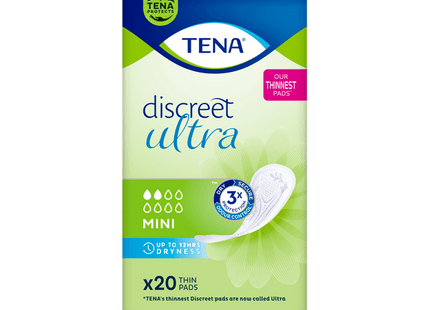 Tena Discreet mini sanitary towels