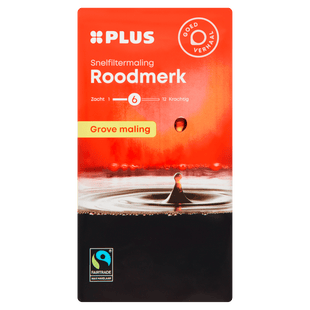 Roter Grobfilterkaffee Fairtrade