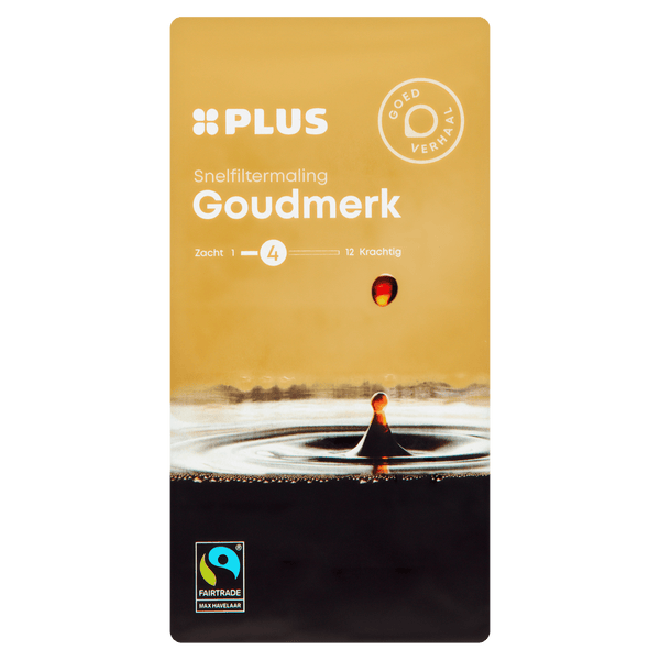 Goudmerk Filterkoffie Fairtrade