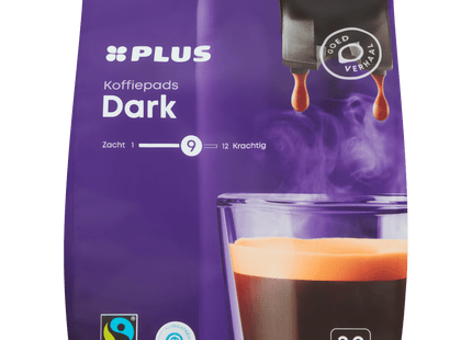 Koffiepads dark roast Fairtrade