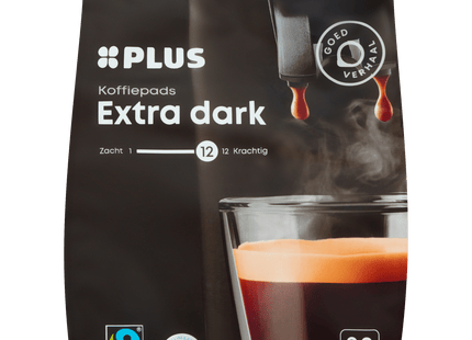 Koffiepads extra dark roast Fairtrade