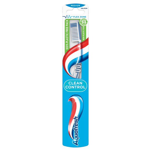 Aquafresh Zahnbürste sauber Kontrolle mittel