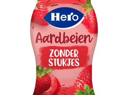 Hero Fruitspread Aardbeien zonder stukjes